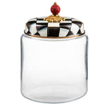Enamel Check Kitchen Canister
