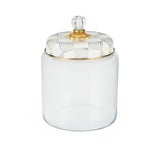 Enamel Check Kitchen Canister
