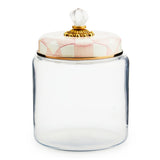 Enamel Check Kitchen Canister
