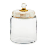 Enamel Check Kitchen Canister
