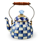 Enamel Check Tea Kettle