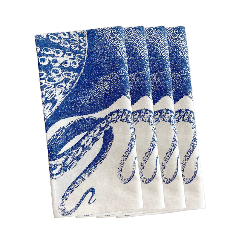 Lucy the Octopus Dinner Napkins, Set of 4
