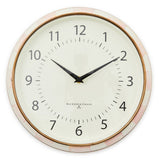 Enamel Check School Wall Clock