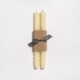10" Rope Taper Candles: Bittersweet