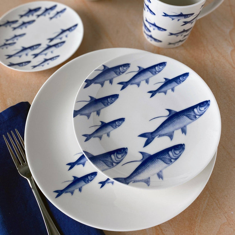 School of Fish Small Plates, Set of 4