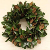 The Classic 30-inch Lucknow Southern Fresh Magnolia Wreath: 30-inch