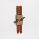 10" Rope Taper Candles: Bittersweet