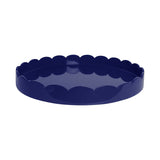 Scalloped Edge Round Tray