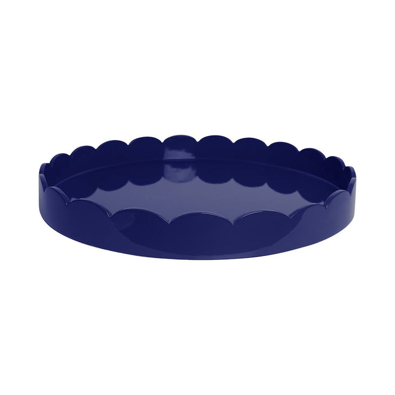 Scalloped Edge Round Tray