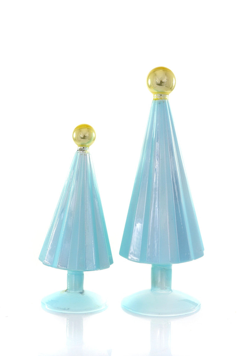 Light Blue Pleated Tree