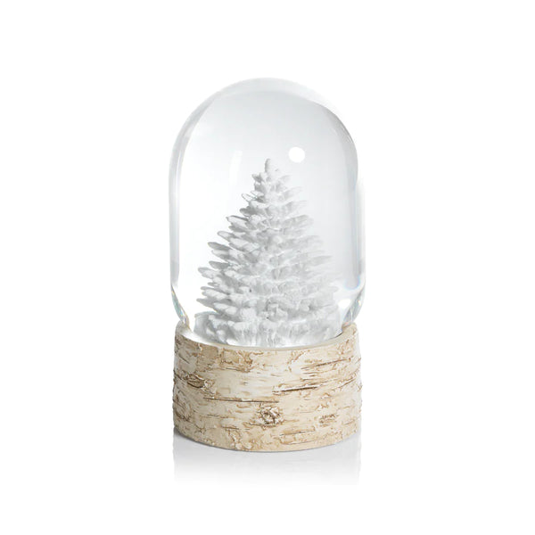 Snow Globe on Birch