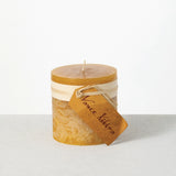 4" x 4" Timber Candle
