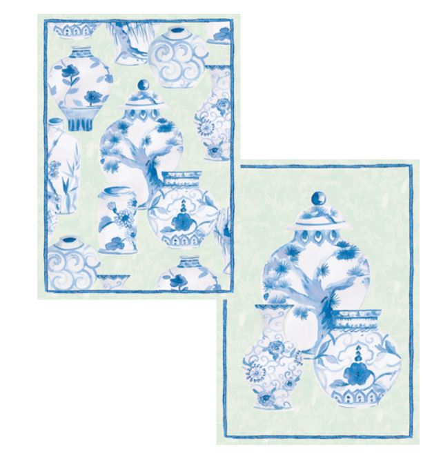 Glazed Porcelain Assorted Notes 8-In Box