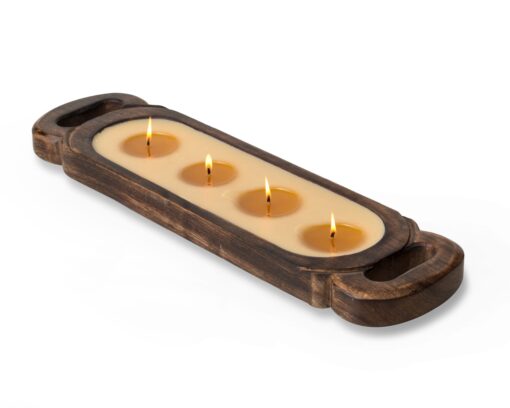 Driftwood Candle Tray