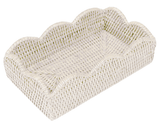 Rattan Scallop Napkin Holder