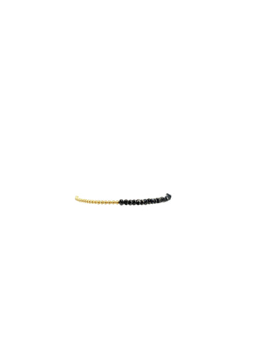 2MM SIGNATURE BRACELET WITH BLACK SPINEL