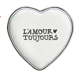 L'Amour Toujours 7" Heart Tray