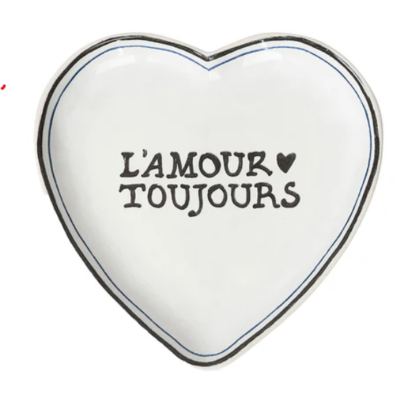 L'Amour Toujours 7" Heart Tray
