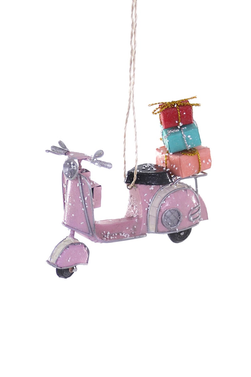 Pink Scooter Ornament