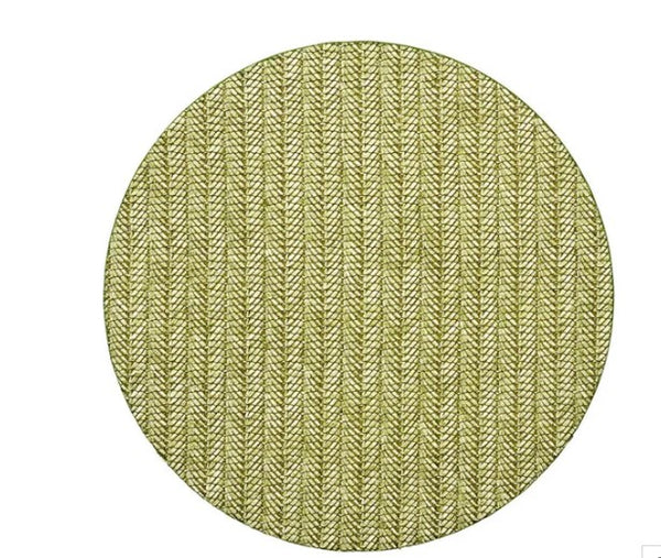 Chevron Placemat in Moss