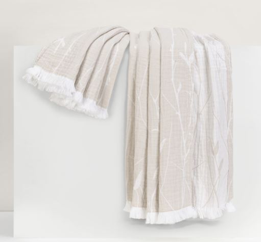 Willow Throw in Shell