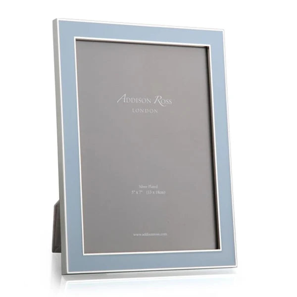 Silver Enamel Picture Frame