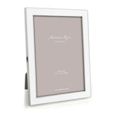 Silver Enamel Picture Frame