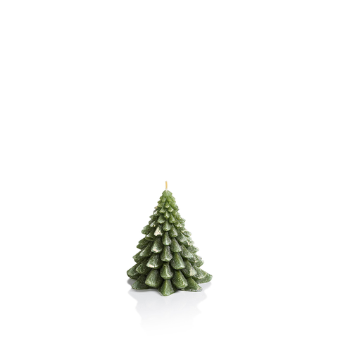 Winter Pine Tree Candle