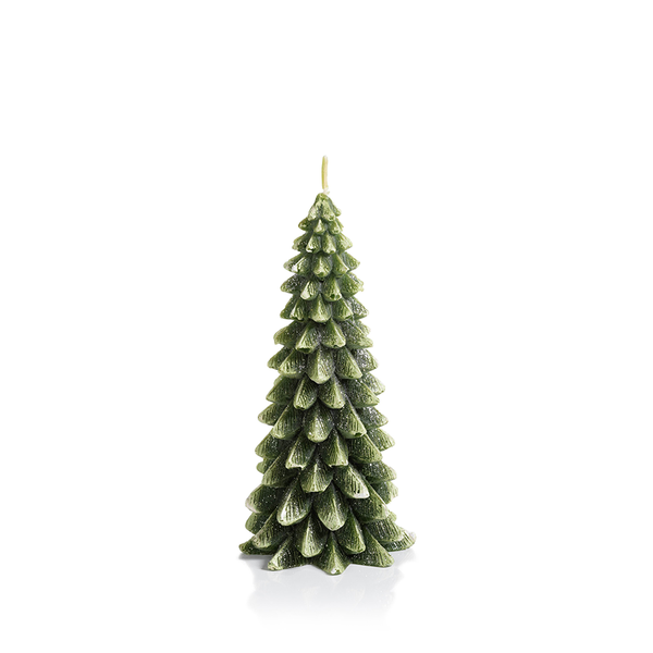 Winter Pine Tree Candle