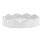 Scalloped Edge Round Tray