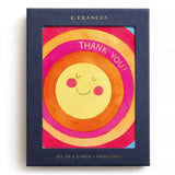 Super Sunny Thank You Greeting Card - Boxed Set of 6