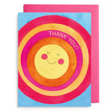 Super Sunny Thank You Greeting Card - Boxed Set of 6