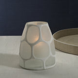 Cape Coral Glass Vase/Hurricane
