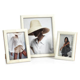 Palomar Etched White Bone Frame