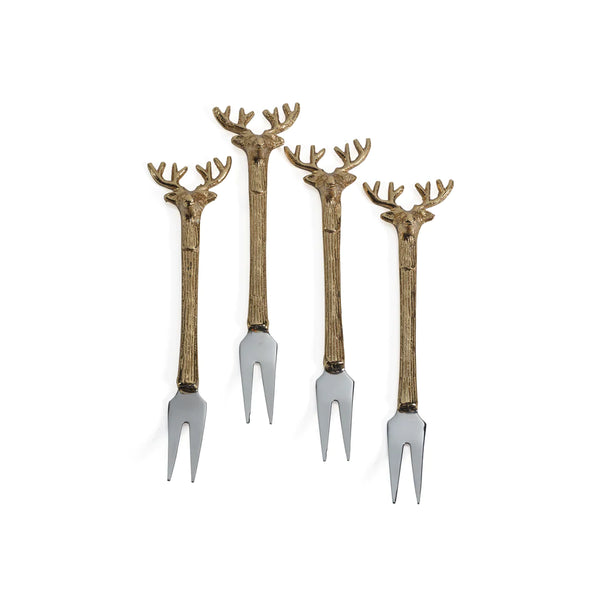 Stag's Head Cocktail / Cheese Forks S/4