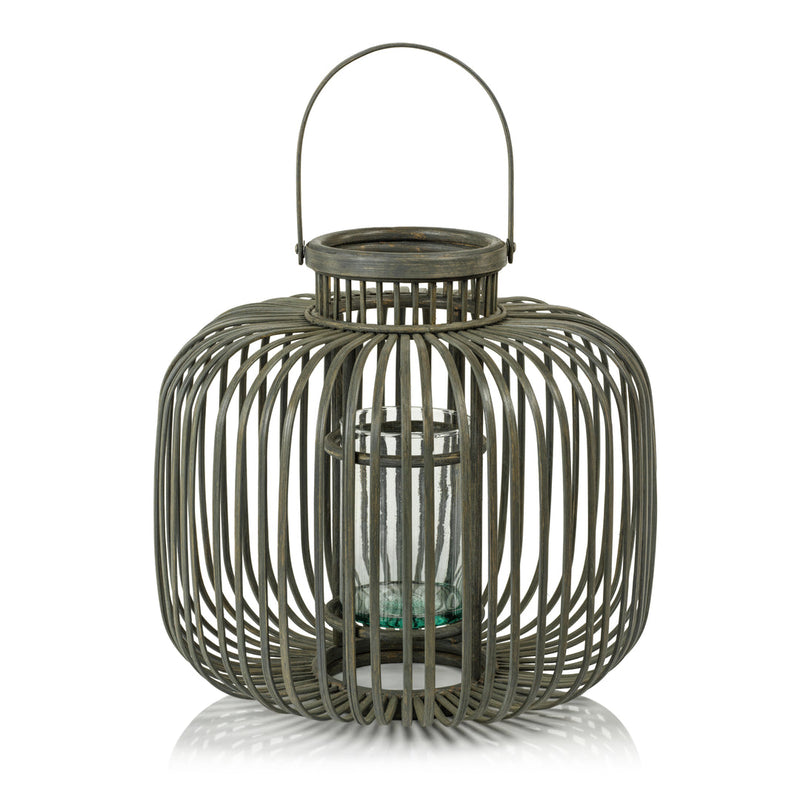 Melanesia Gray Bamboo Lantern