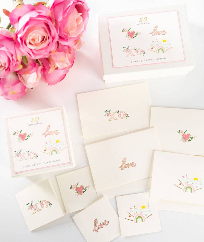 Floral XO Gift Enclosure