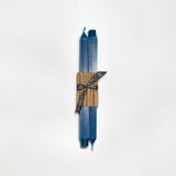 12" Square Taper Handmade Beeswax Candles: Eucalyptus