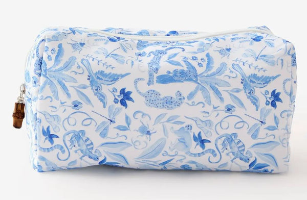 Amazon Blue Tile Storage Bag X Catherine Cartie Collab