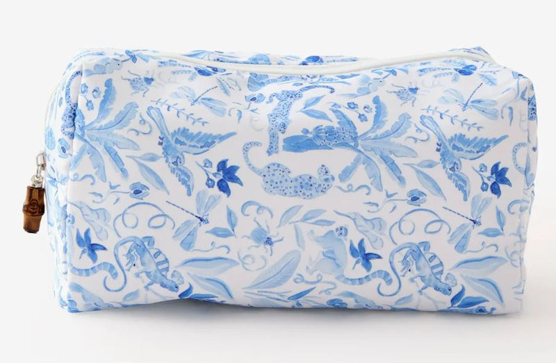 Amazon Blue Tile Storage Bag X Catherine Cartie Collab