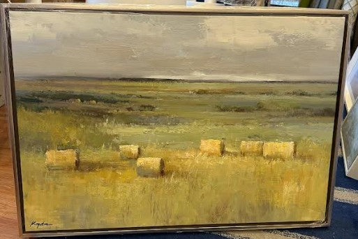 Hay Bale Painting