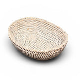 Oval Bowl  - AB 11x8x3': White Wash