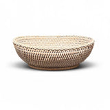 Oval Bowl  - AB 11x8x3': White Wash