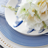 Newport Racing Stripe Rimmed Dinner Plate