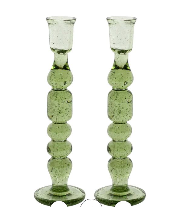 Provence 9" Candlesticks, Set of 2