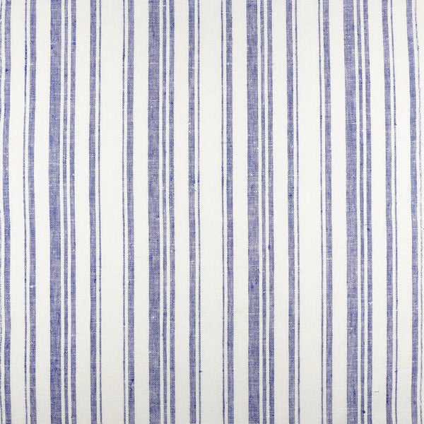 Stripes/ French Blue/White Pinstripe Linen Accent Pillow