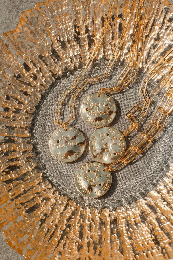 Newport Beach Tag Necklace