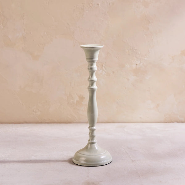 Nera Light Green Candle Holder, Medium