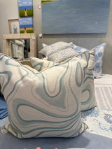 Nantucket Gyotaku Linen Pillow