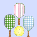 Decorative Trays/Pickleball Racquets Decorative Tray